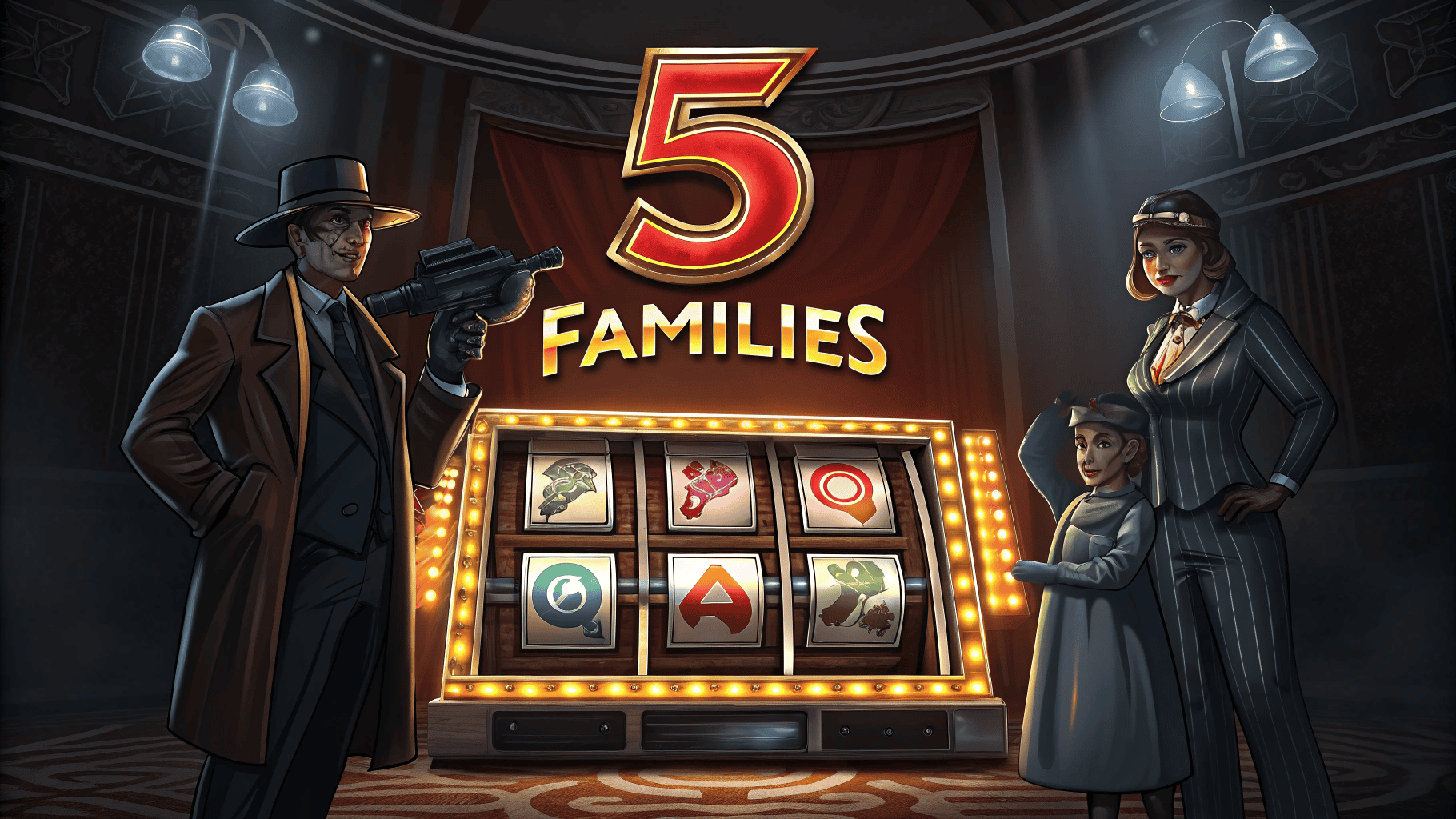 Spin Cepat 5 Families Red Tiger Langsung Banjir Jackpot